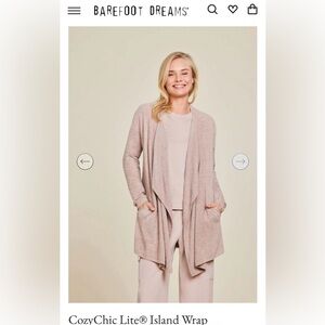 Barefoot Dreams Soft Pink Cardigan